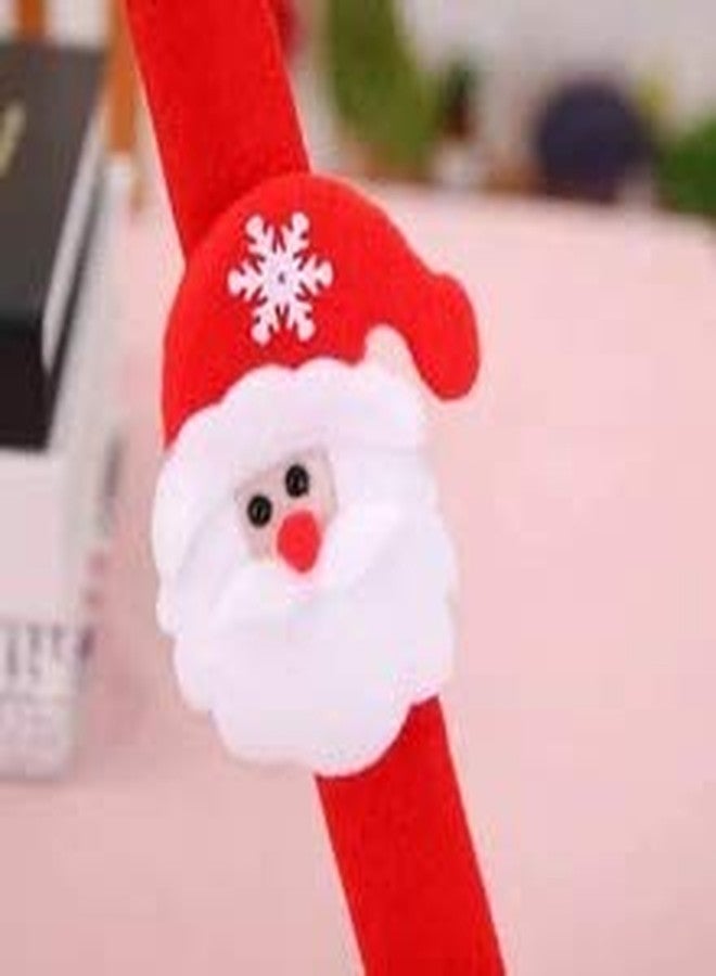 Evisha 4 Pcs Santa Claus Merry Christmas Wrist Band X-Mass - Image 4